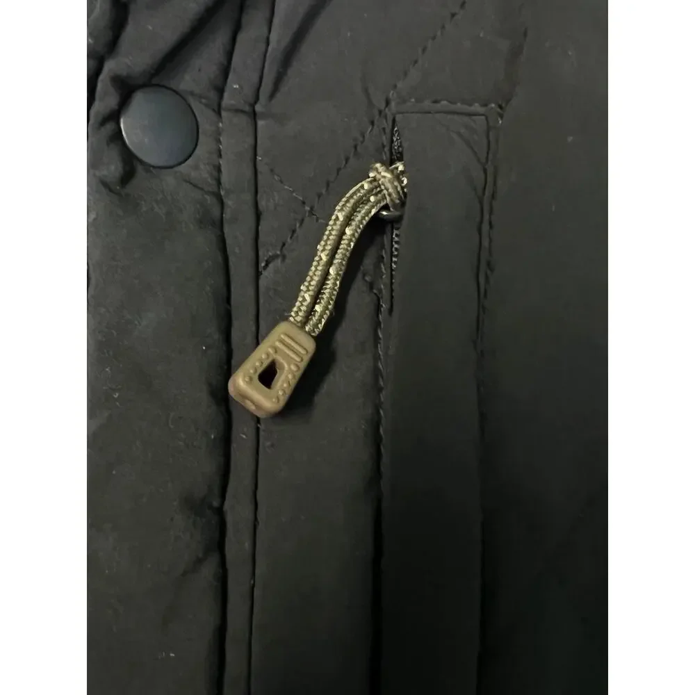 J.Crew Men's Medium Sussex Navy Blue Quilted Chore Jacket PrimaLoft Newport EUC